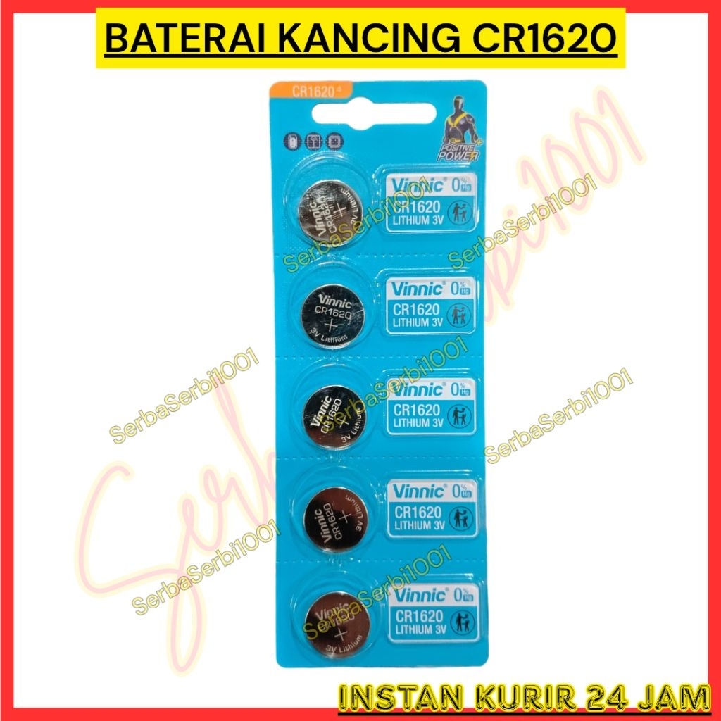 BATERAI KANCING CR1620 / BATERAI JAM CR1620