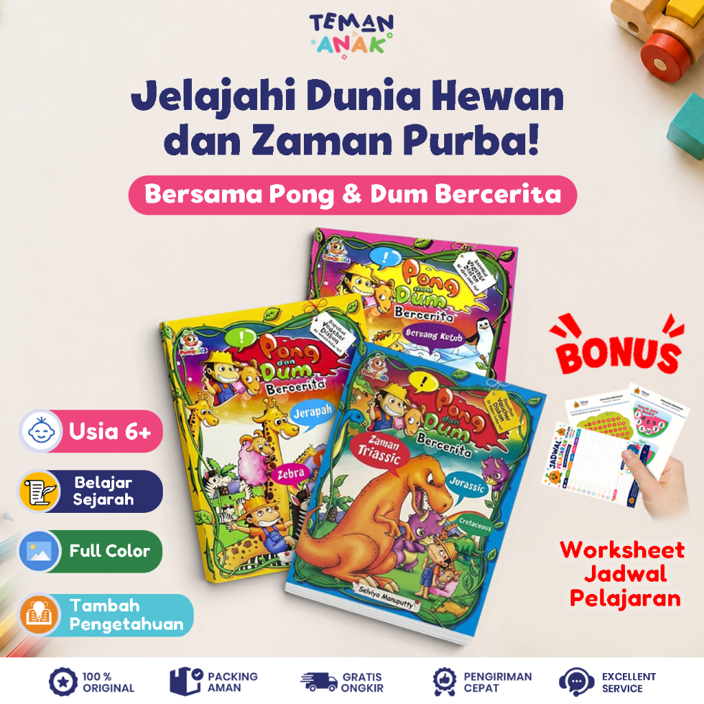 BUKU ENSIKLOPEDIA ANAK - MENGENAL DINOSAURUS : ZAMAN TRIASSIC