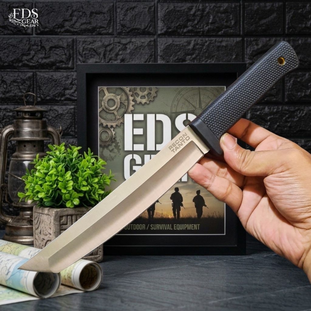 Pisau Survival Outdoor Recon Tanto SK-5 Cold Steel Include Sarung / Pisau Tactical / Survival Kit