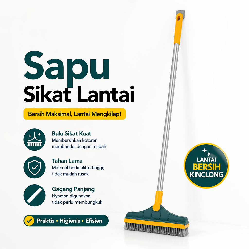 Pel Lantai Alat Pel Lantai Mop / Pel Lantai Alat Pel Pengepel Lantai Bolde Super Mop