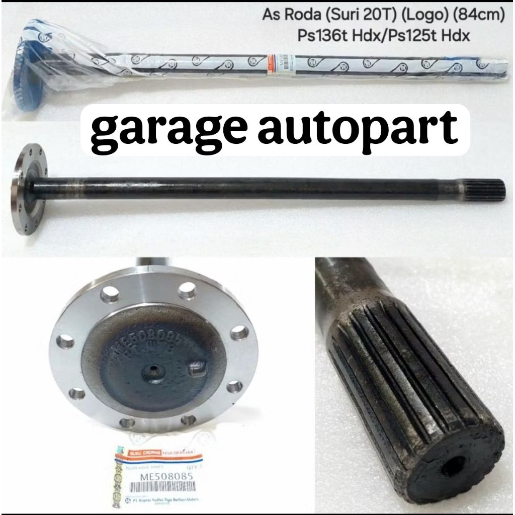 AS RODA CANTER HDX PS125 PS136 HDX CANTET ORIGINAL KTB BARU