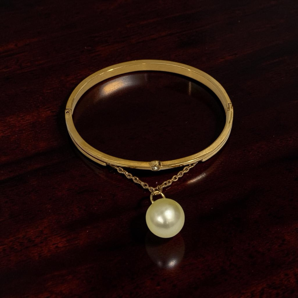 Gelang Mutiara Laut Asli / Gelang Mutiara Lombok Asli / Mutiara Lombok Murah Bersertifikat