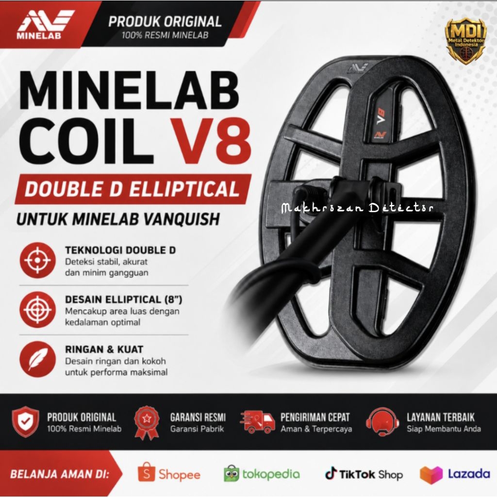 Vanquish V8 - Coil Minelab