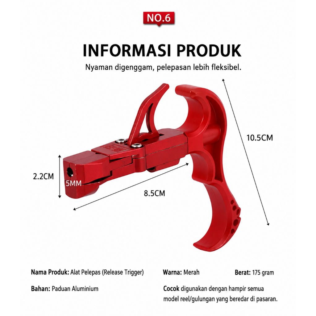 Alat pelepas paku slingshot modern