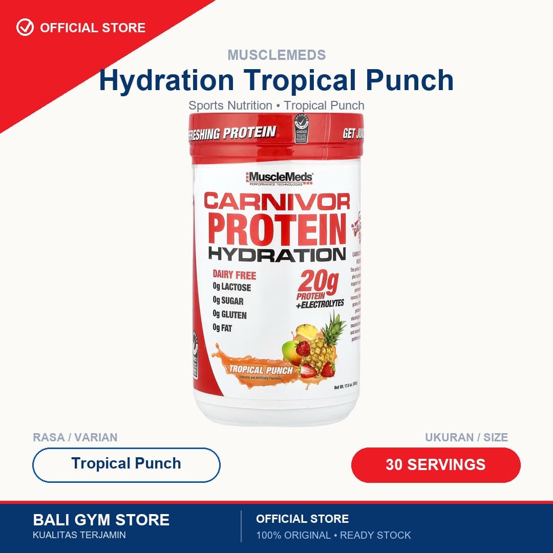 MuscleMeds Carnivor PROTEIN HYDRATION 500 Gram Protein Dengan Electrolytes
