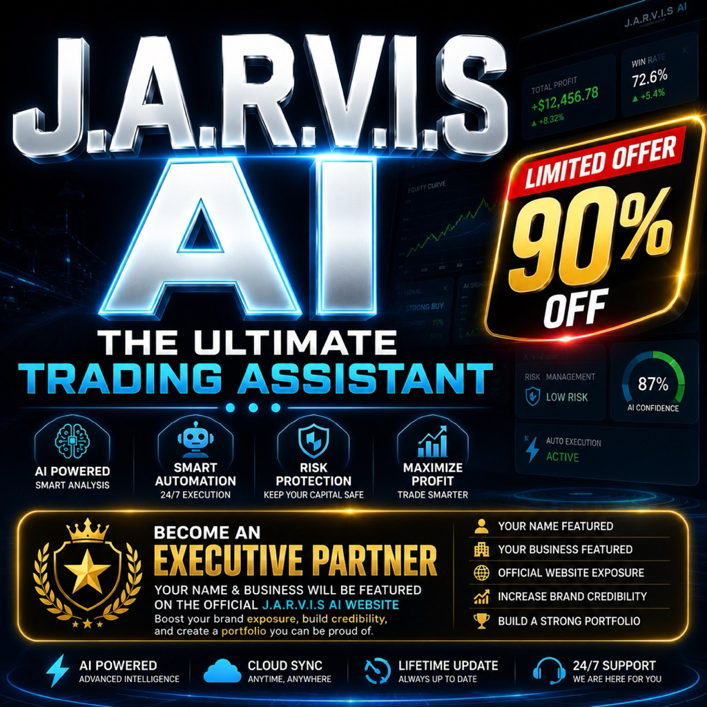 {[ J.A.R.V.I.S AI ]} The Ultimate Trading Assistant | Institutional AI Trading Intelligence | Profes