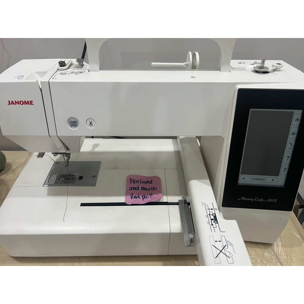 PRELOVED - SECOND - Mesin Bordir Komputer JANOME MC500E Memory Craft Series