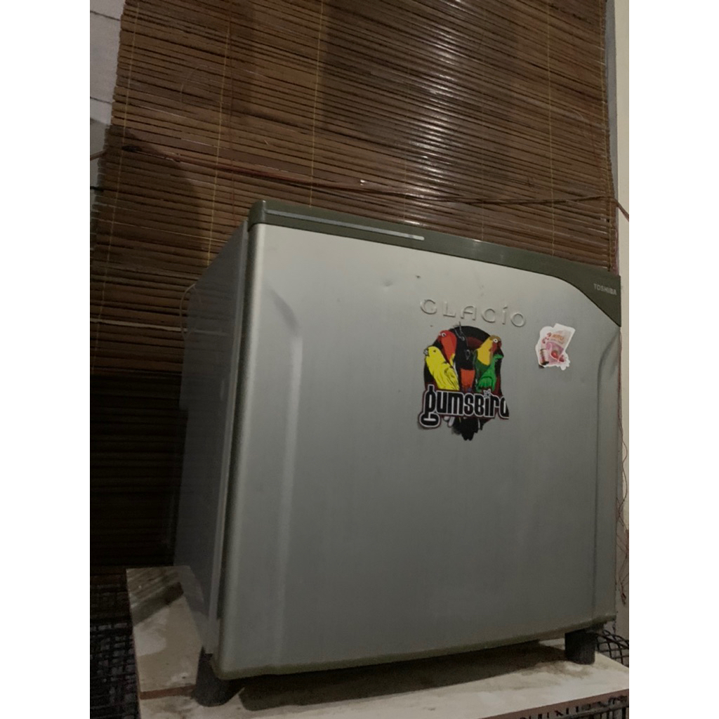 kulkas mini toshiba glacio second