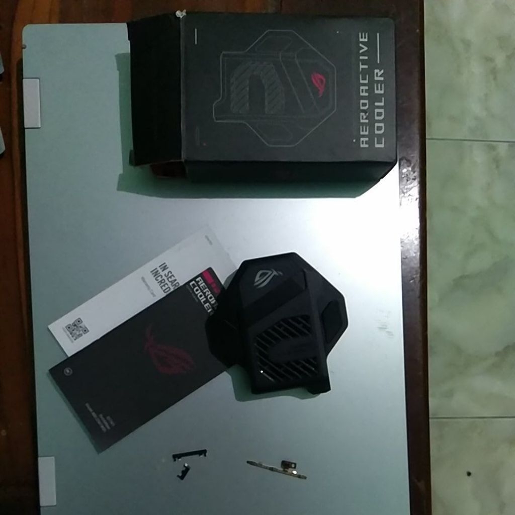 aerocooler, flexibel dan on off bekas Ori hp Asus rog 5s
