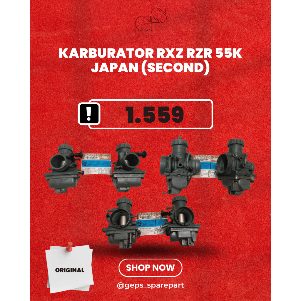 Karburator RXZ RZR 55K Japan Original (Second)