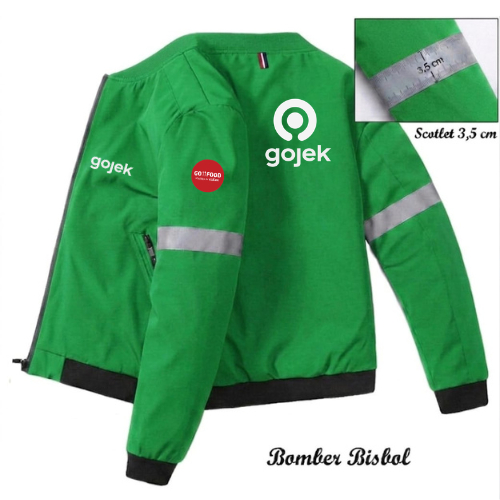 PROMO !!! JAKET DRIVER OJOL ONLINE GOJEK  TERBARU 2026 TERMURAH / JAKET GOJEK