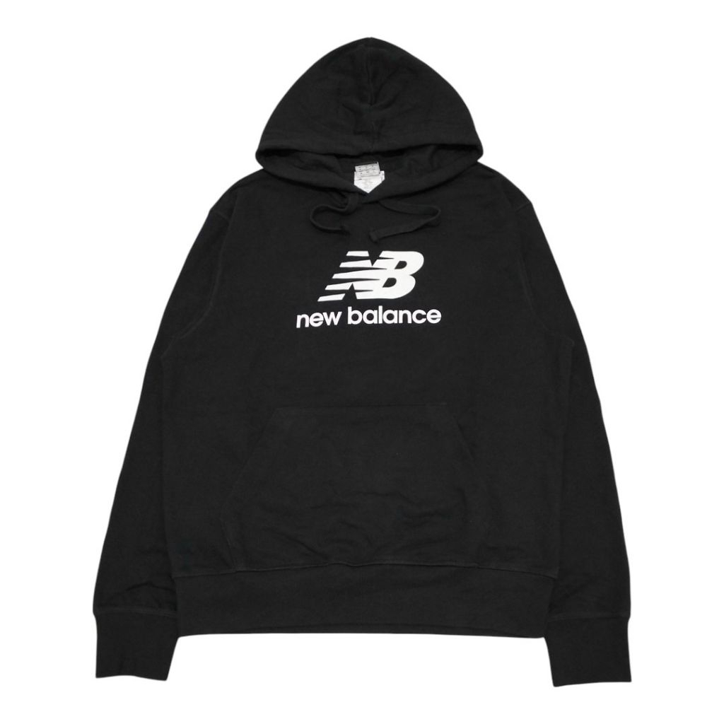 HOODIE NB NEW BALANCE LOGO HITAM / BLACK SECOND ORIGINAL