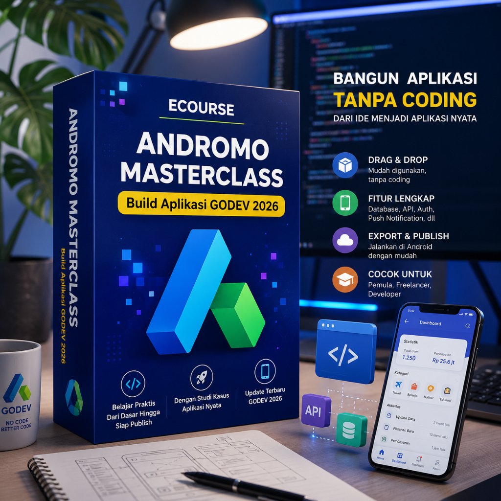 Andromo Masterclass Build Aplikasi GODEV 2026