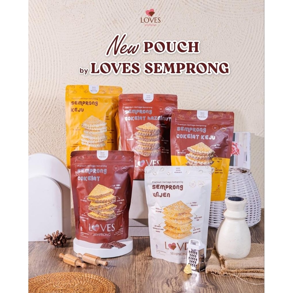 Loves Semprong Kemasan Pouch