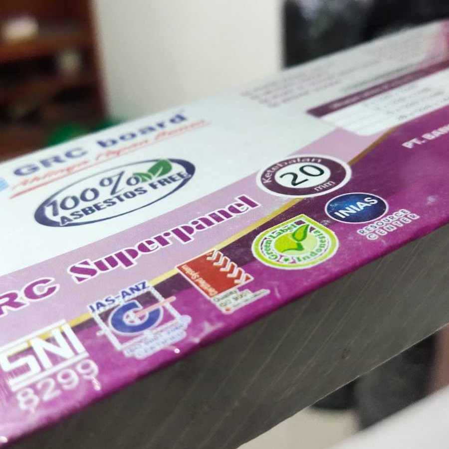 Grc 18mm | Grc Superpanel 18mm 1200x2400 / Panel Lantai Grc