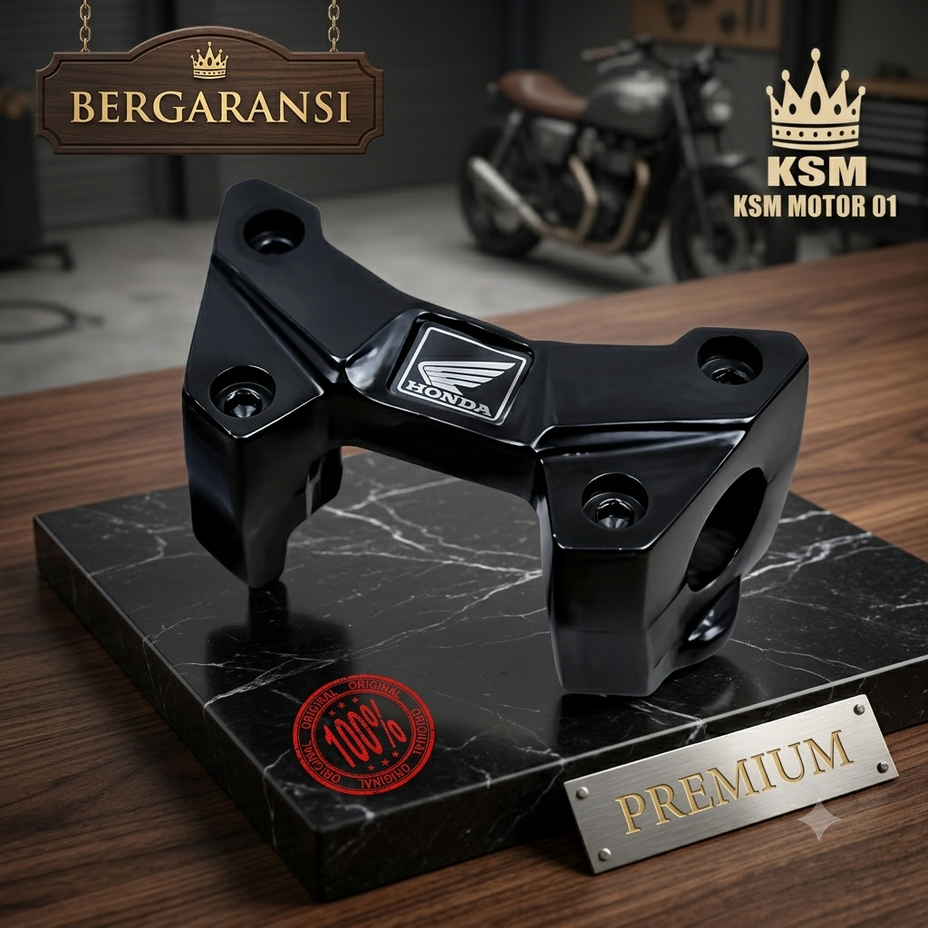 Raiser Stang Racer Stir Kaleman CBR LED Model Ori Hitam ( RACER CBR LED + CAGAK )