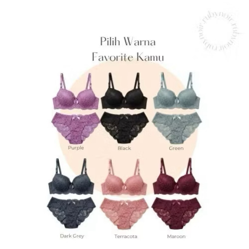 BRA SET BH+CD RENDA BROKAT TELI 970