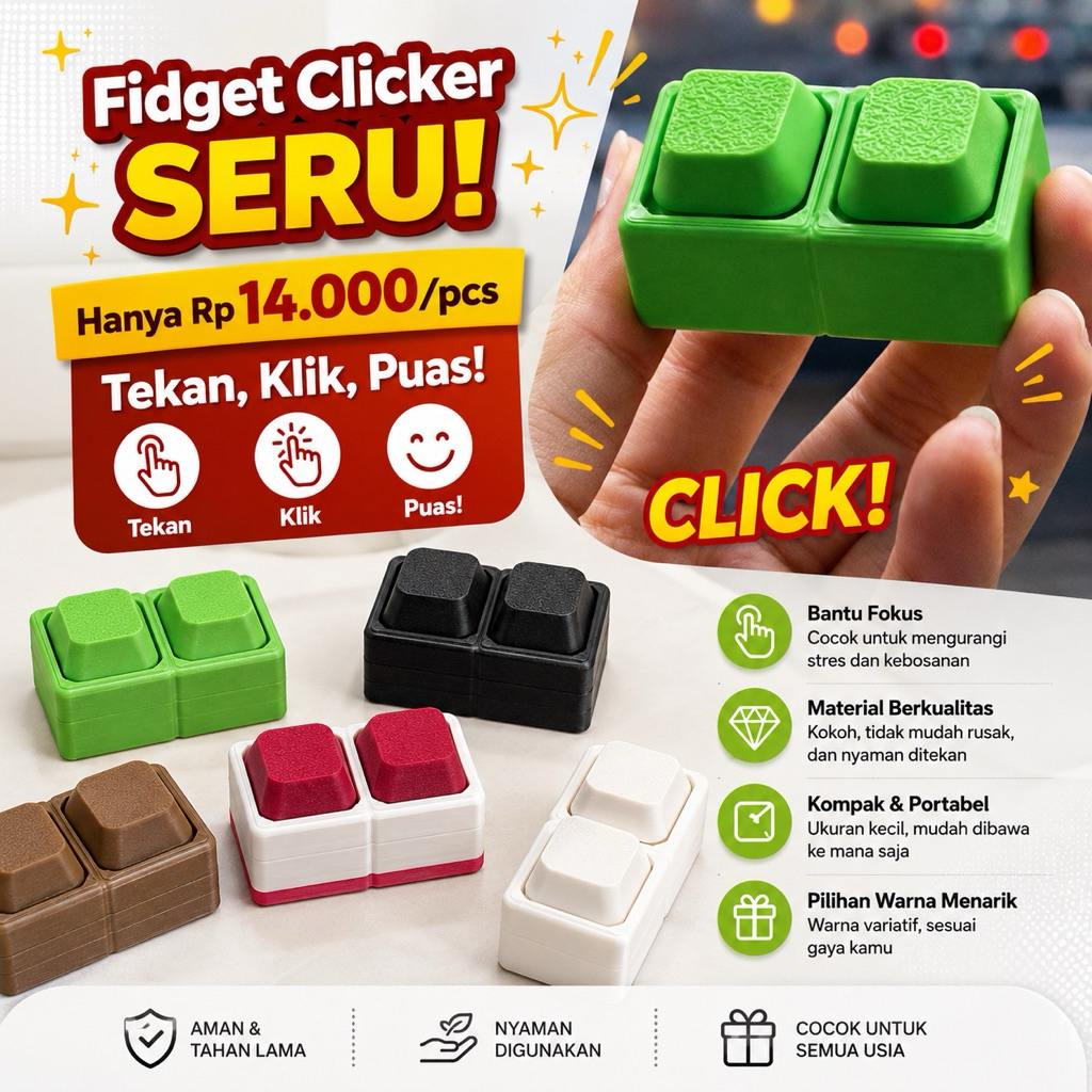 Sanco | D010 Keyboard Mini Clicker Simulator Toy Clicker Mini