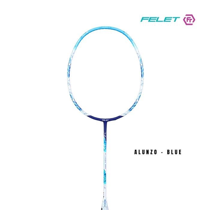 RAKET BADMINTON FELET ALUNZO FREE SENAR - GRIP - BAG BEST SELLER ORIGINAL RACKET BULUTANGKIS FELET