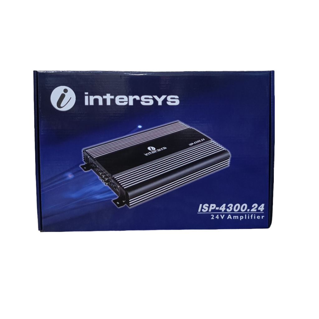 Power amplifier intersys 4 Chanel 24volt ISP-4300.24volt power 24volt 4channel