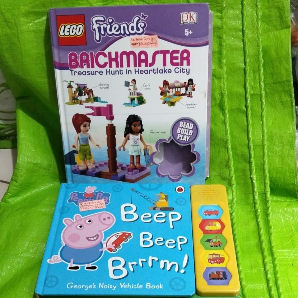 Buku anak Preloved Bahasa Inggris/Indonesia (600 gr) Sound, Board Book, Pop Up, Hard Cover Soft Cove