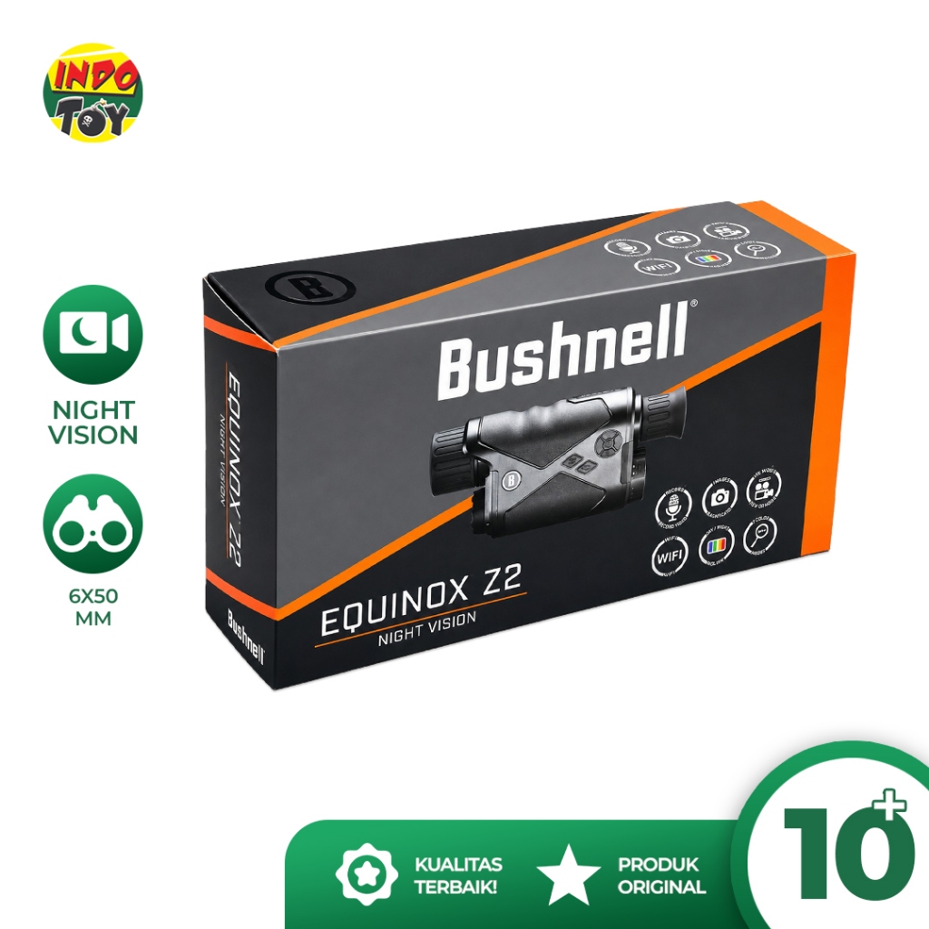 Teropong Malam BUSHNELL EQUINOX Z2 NIGHT VISION MONOCULAR 6X50mm NEW ORIGINAL 100% USA