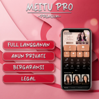 Meitu Pro Premium 7 hari Bergaransi