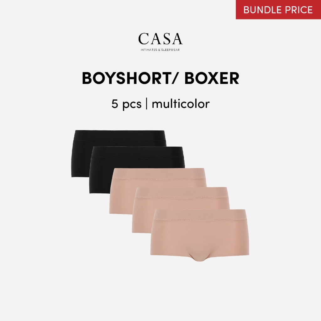 Chantelle Softstretch Seamless Multipacks Boyshort / Boxer 5 pcs