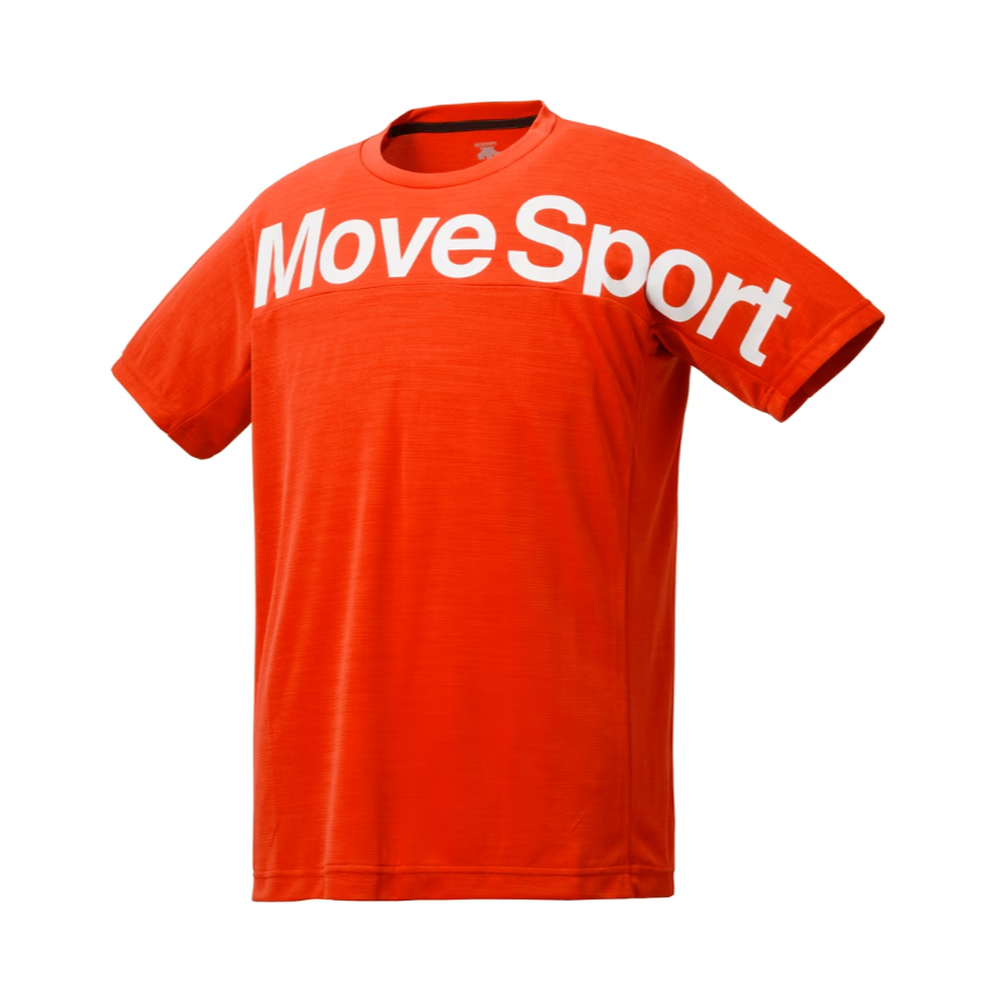 Kaos Baselayer Olahraga Sport Outdoor Descente Movesport Men Pria Oren Active Dryfit Quickdry Anti U