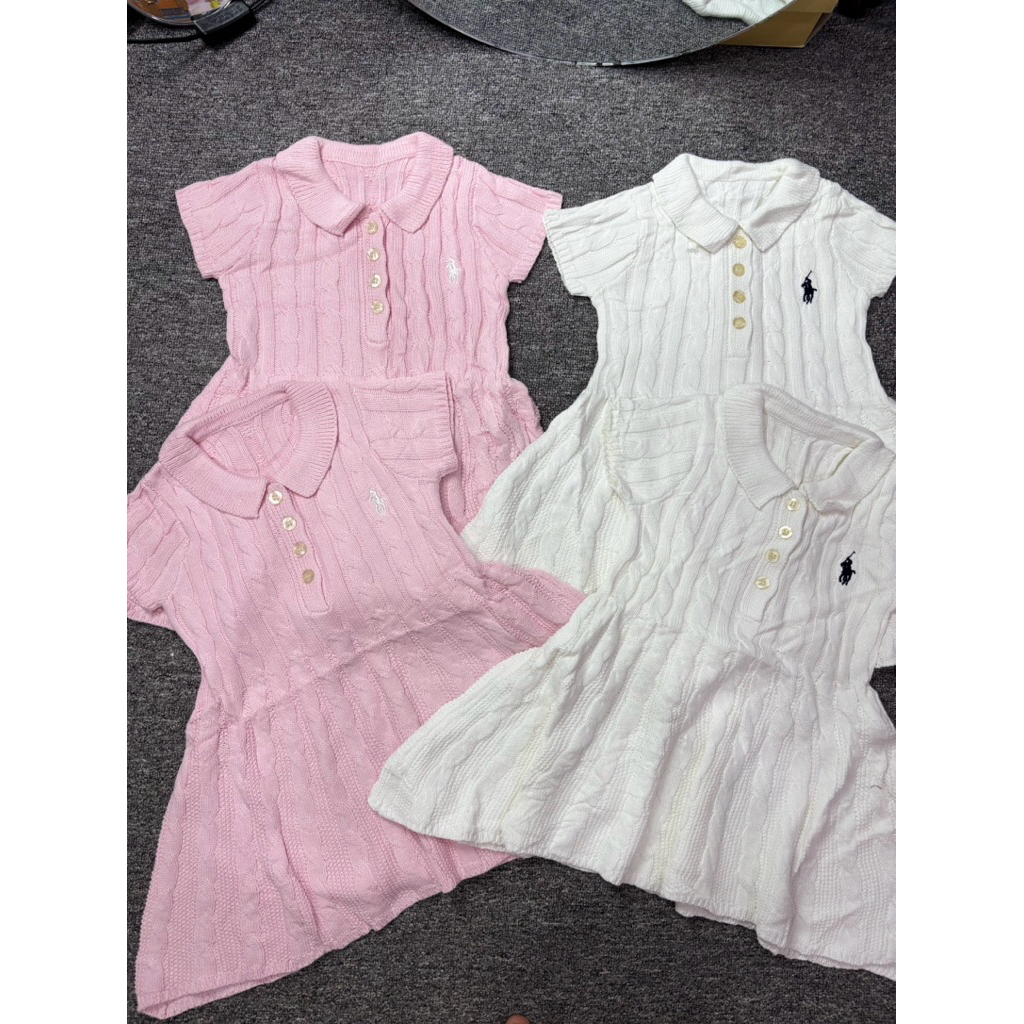 • POLO Ralph Lauren • Dress Knit Rajut Anak Polo Bordir