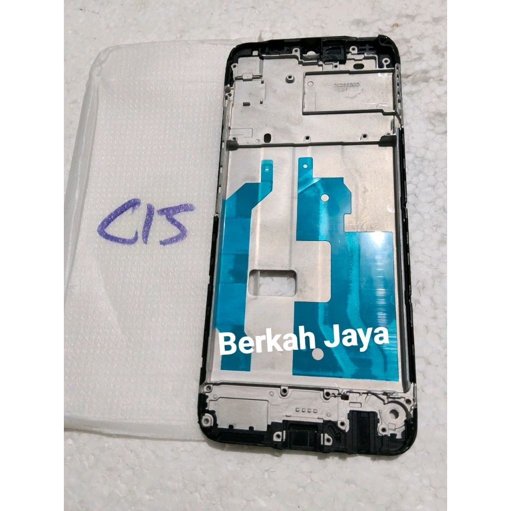 Realme C15 2020 Midle FRAME tatakan lcd plastik dudukan mesin bazle casing kesing SNAPDRAGON