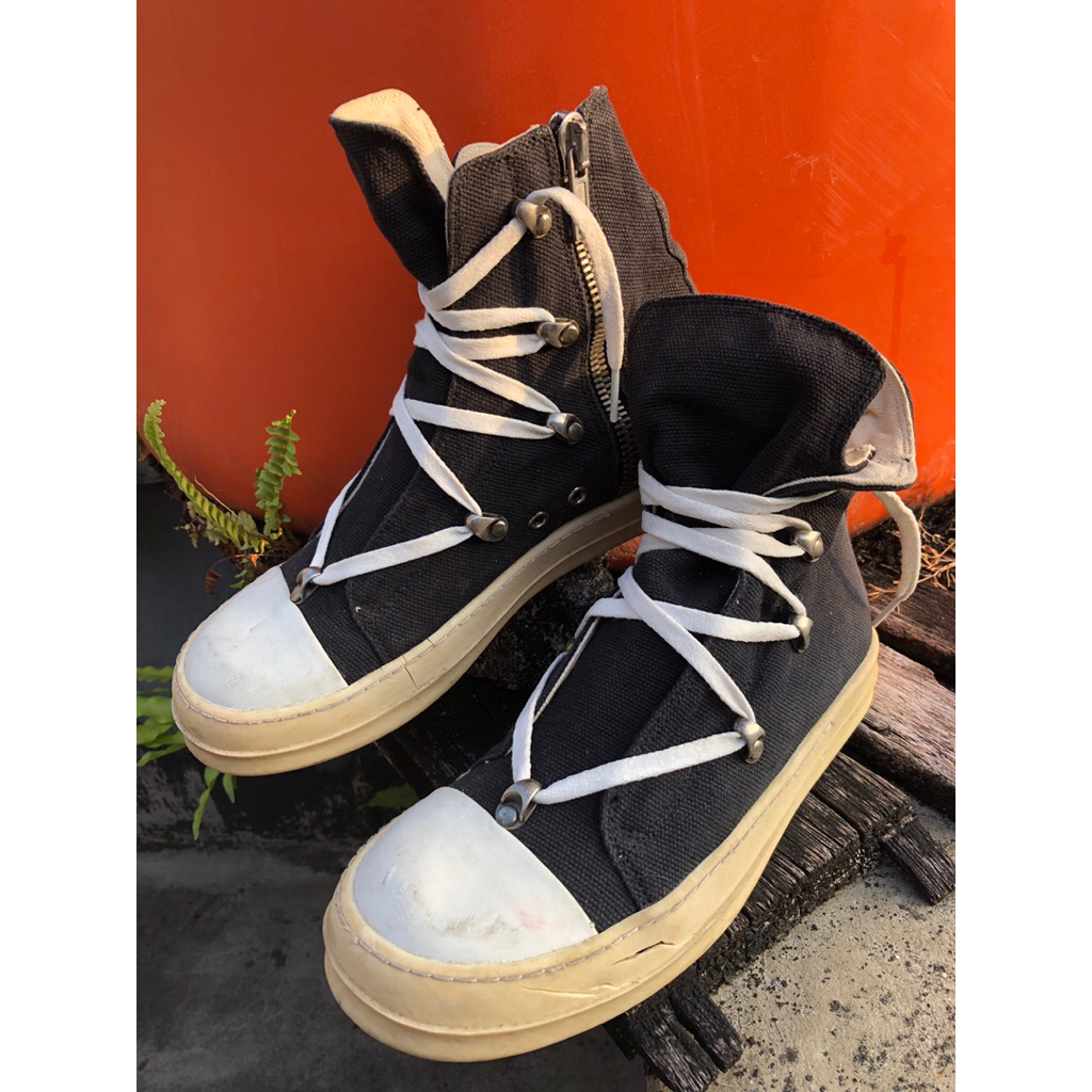 Rick Owens DRKSHDW Hexagram Hi Sneaker Black