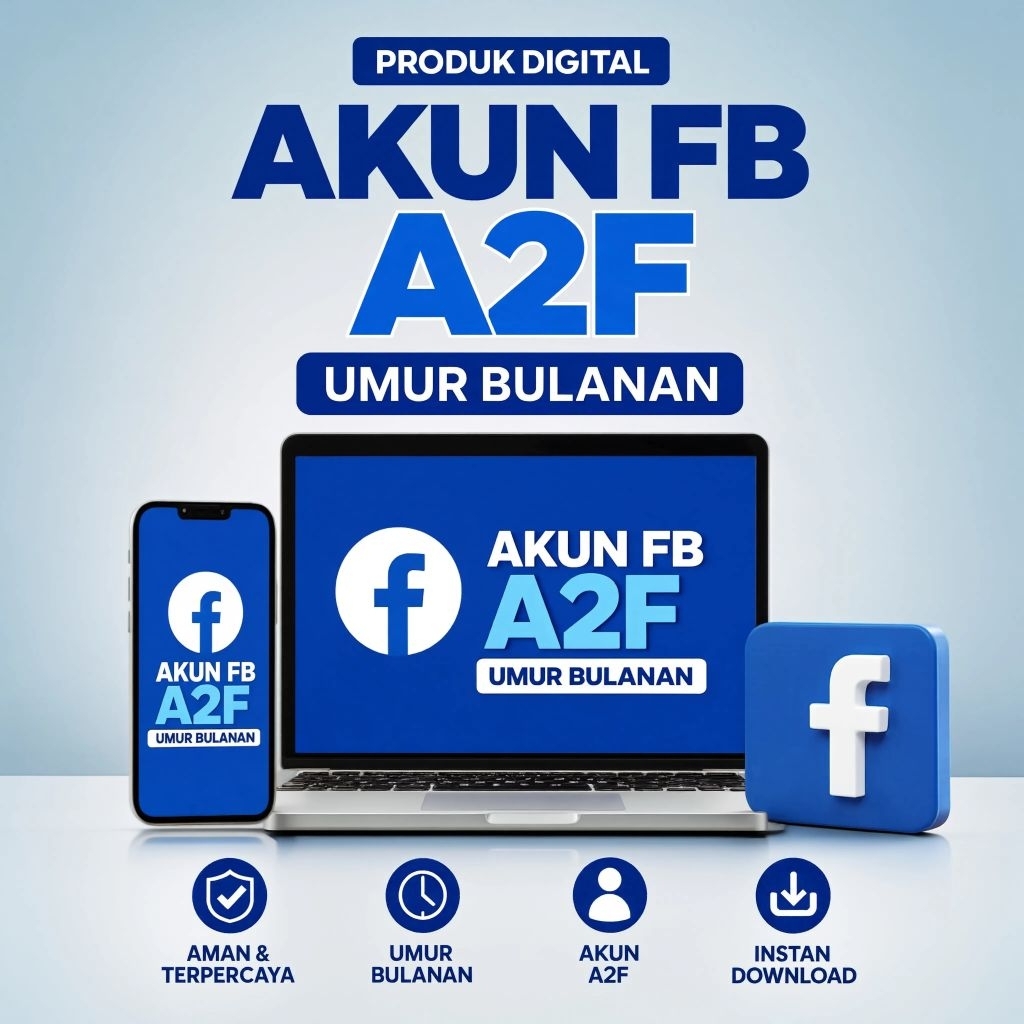 AKUN FB A2F UMUR BULANAN COCOK UNTUK BAHAN PEMBUATAN BM META