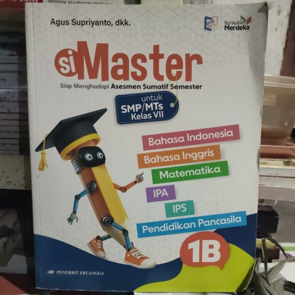simaster kelas 1 smp semester 1b kurikulum merdeka edisi revisi