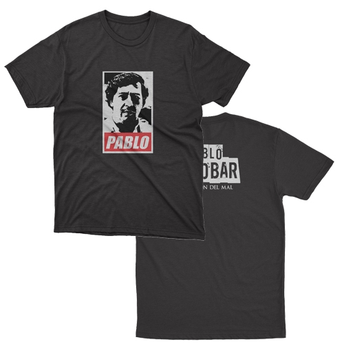 KAOS TOKOH DUNIA - PABLO ESCOBAR - TSHIRT BAJU PABLO ESCOBAR