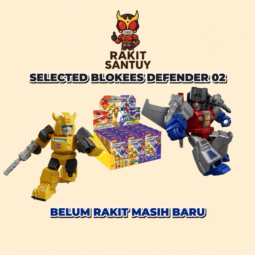 FIXED/SELECTED CHARACTERS TRANSFORMERS DEFENDER VERSION 02 | MODEL KIT, MOKIT, ACTION FIGURE BERARTI