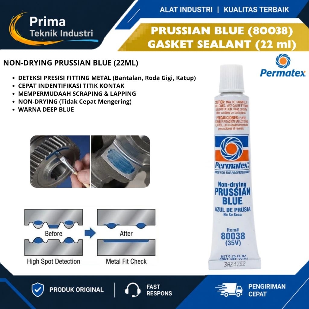 Prussian Blue Permatex 80038/Gasket Sealant