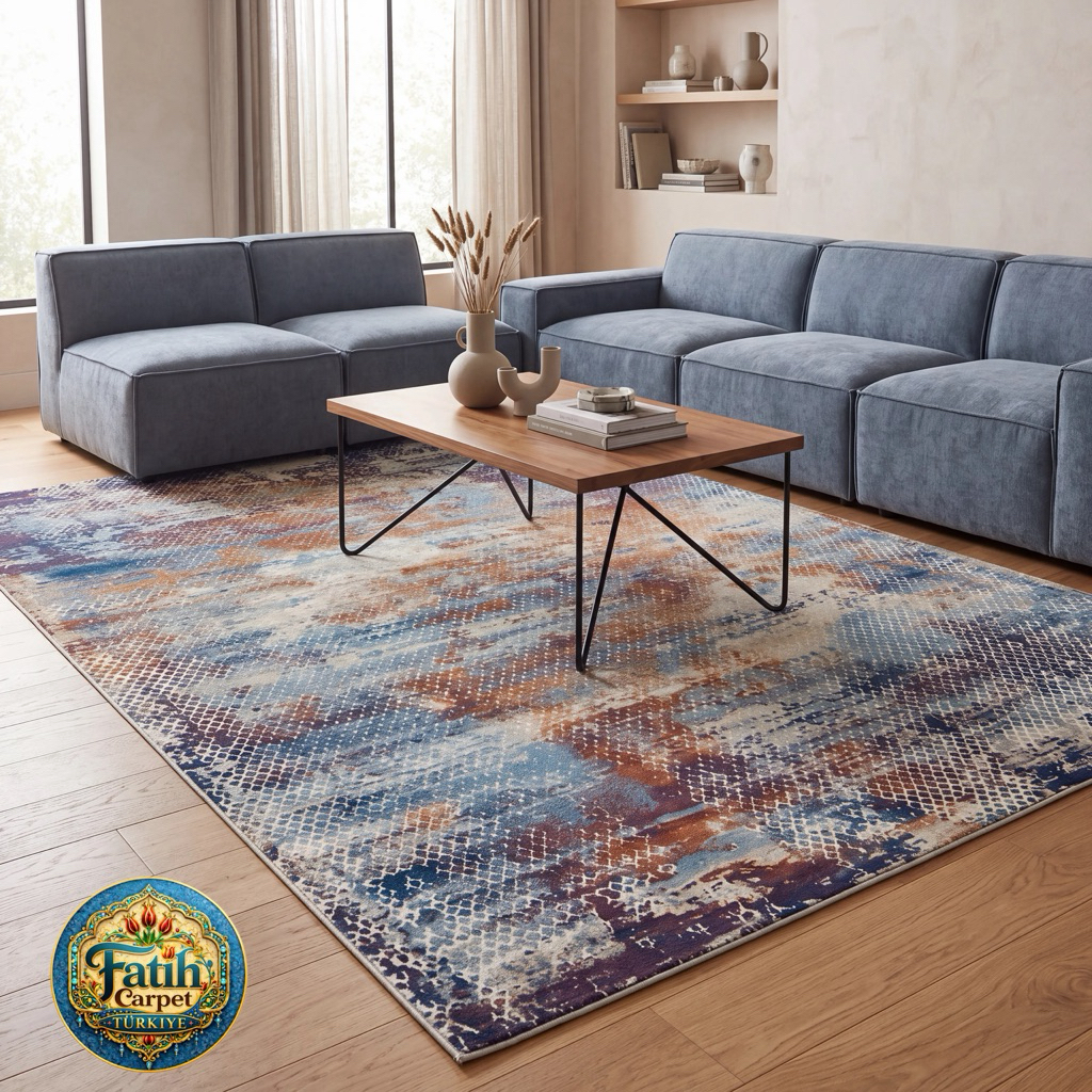 Karpet Minimalis Quadro Import Turki - 8111A