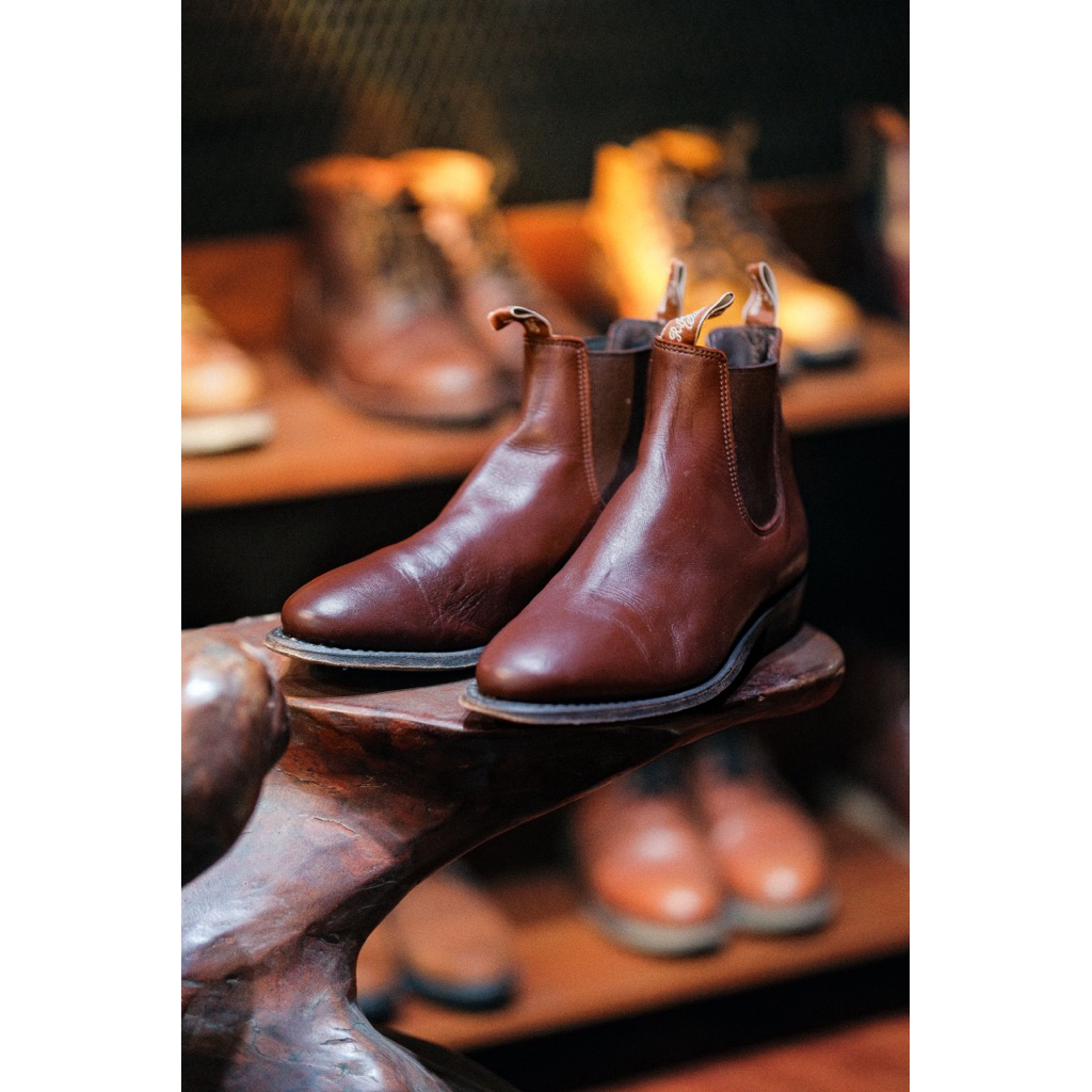RM Williams Crafman Chelsea Brown Boot Original Size 40