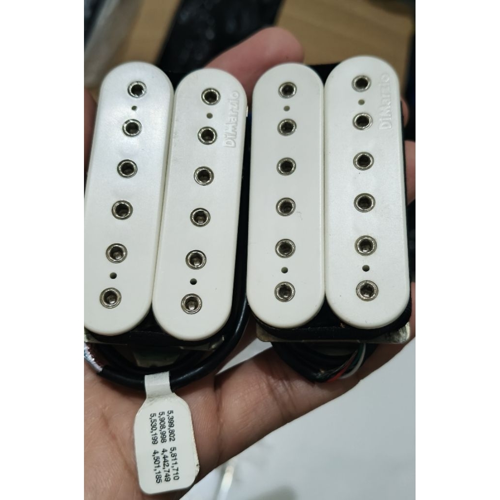 ORIGINAL SEPASANG DIMARZIO FUSION EDGE  PICKUP GITAR ELEKTRIK