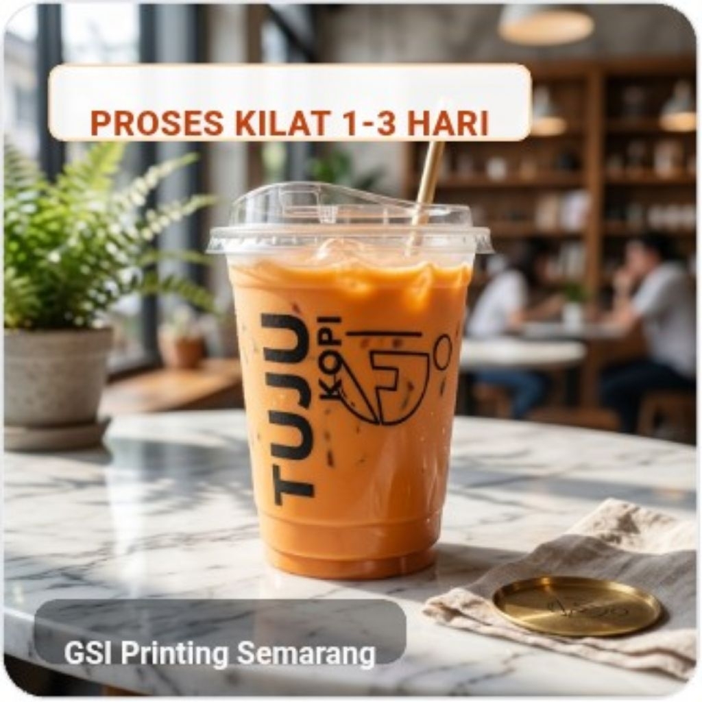 Sablon Custom 12 oz PET STARINDO