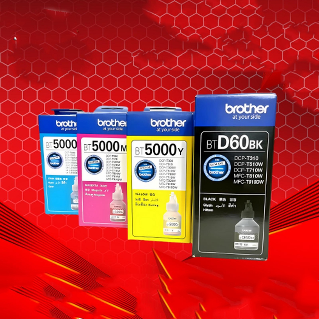 Tinta Brother BTD60BK BT5000 Tinta Printer DCP T310 DCP T510W DCP T710W DCP T810W MFC T910DW MFC T45