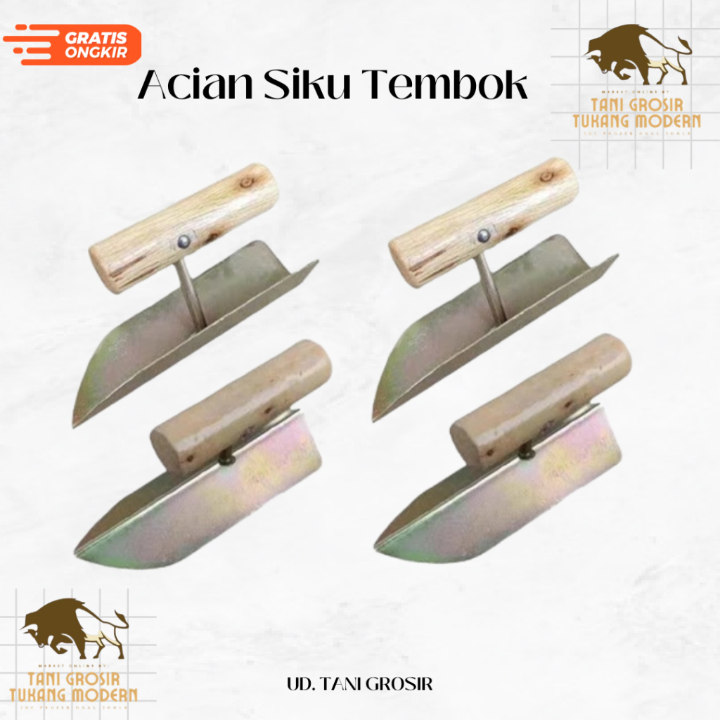Acian Siku Tembok Trowel Sudut Wall Scraper trowel stainless Menyelesaikan alat konstruksi Concave/C