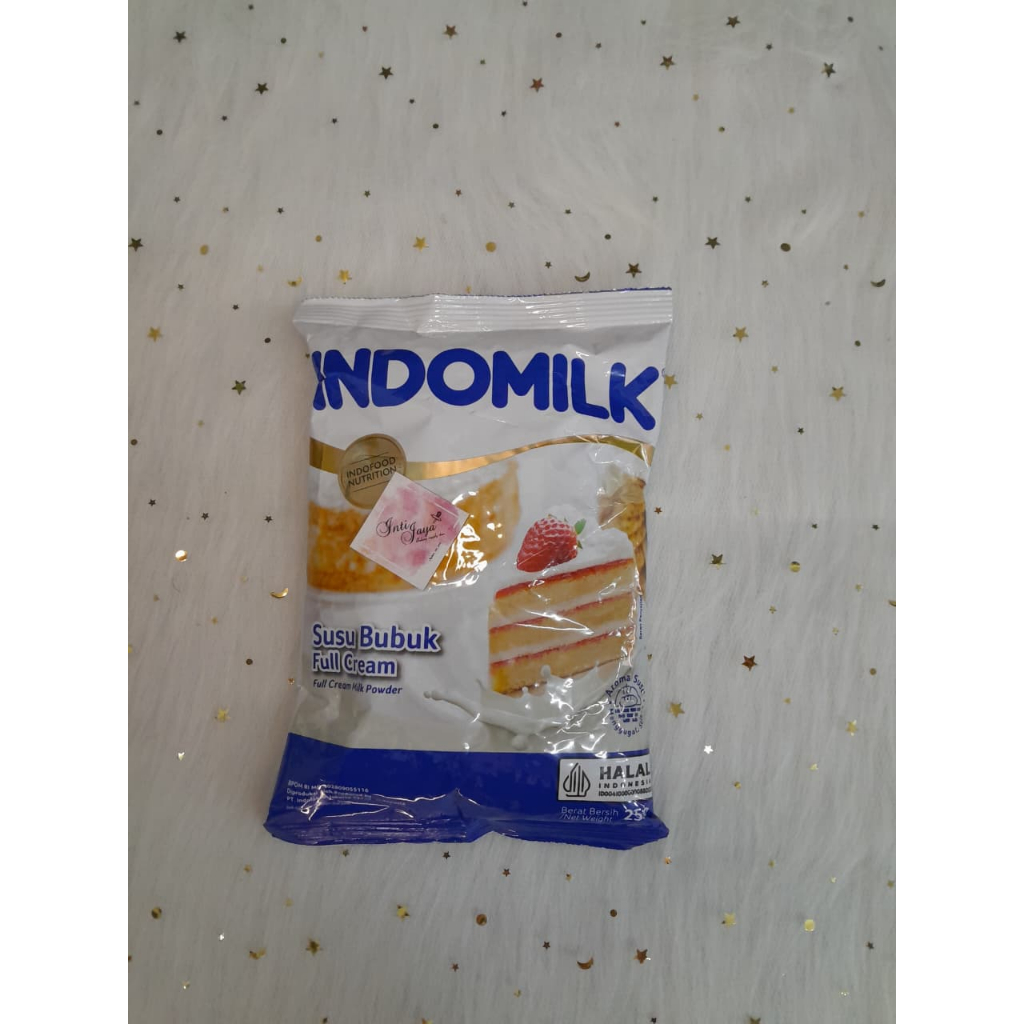 INDOMILK SUSU BUBUK/BUBUK SUSU  FULL CREAM 250 GR