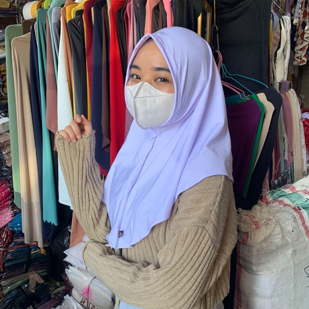 Hijab Bergo Sport Non Ped | Jilbab Instan Non Ped