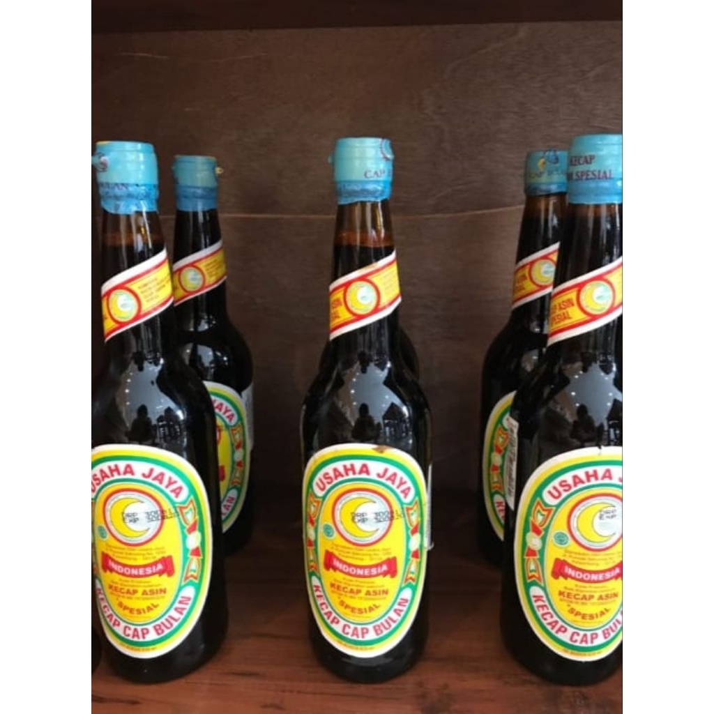 Kecap asin spesial cap bulan botolan