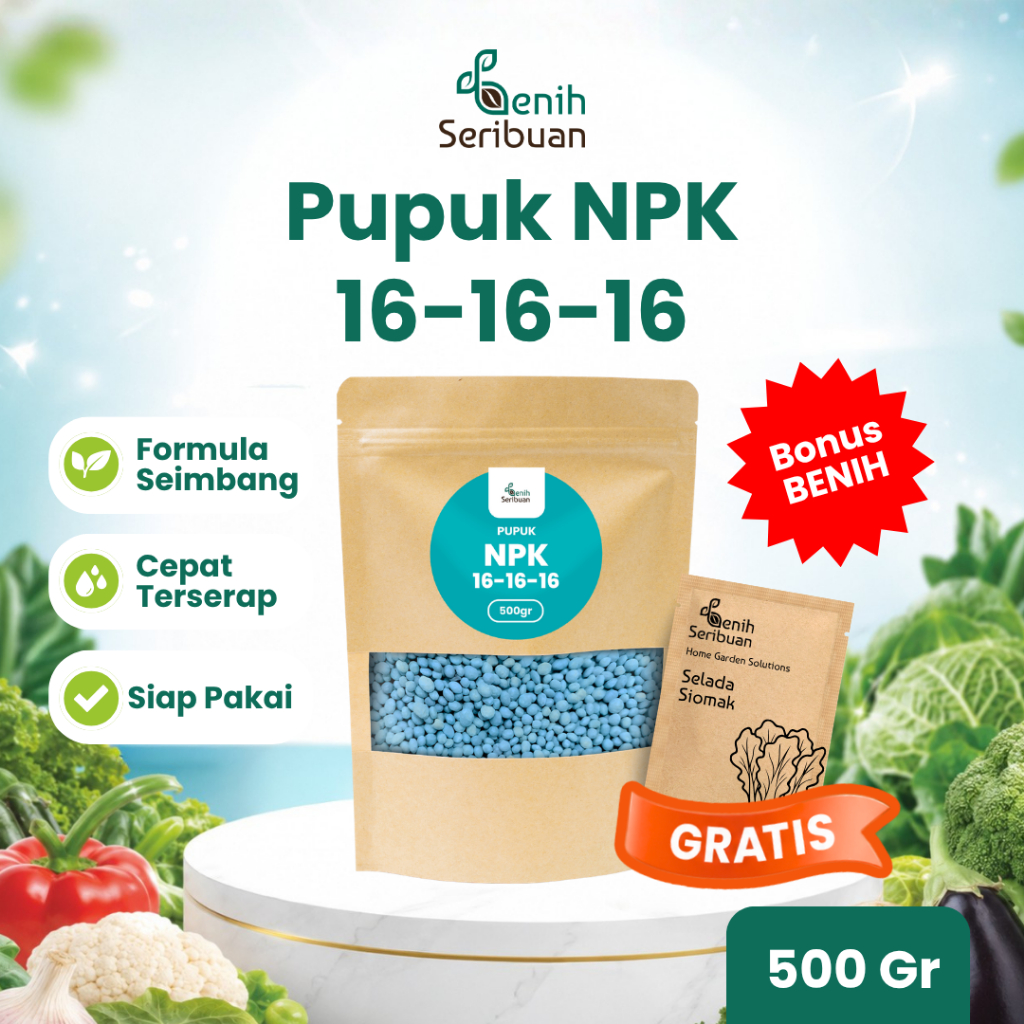 Benih Seribuan - Pupuk NPK 161616 Cap Tawon