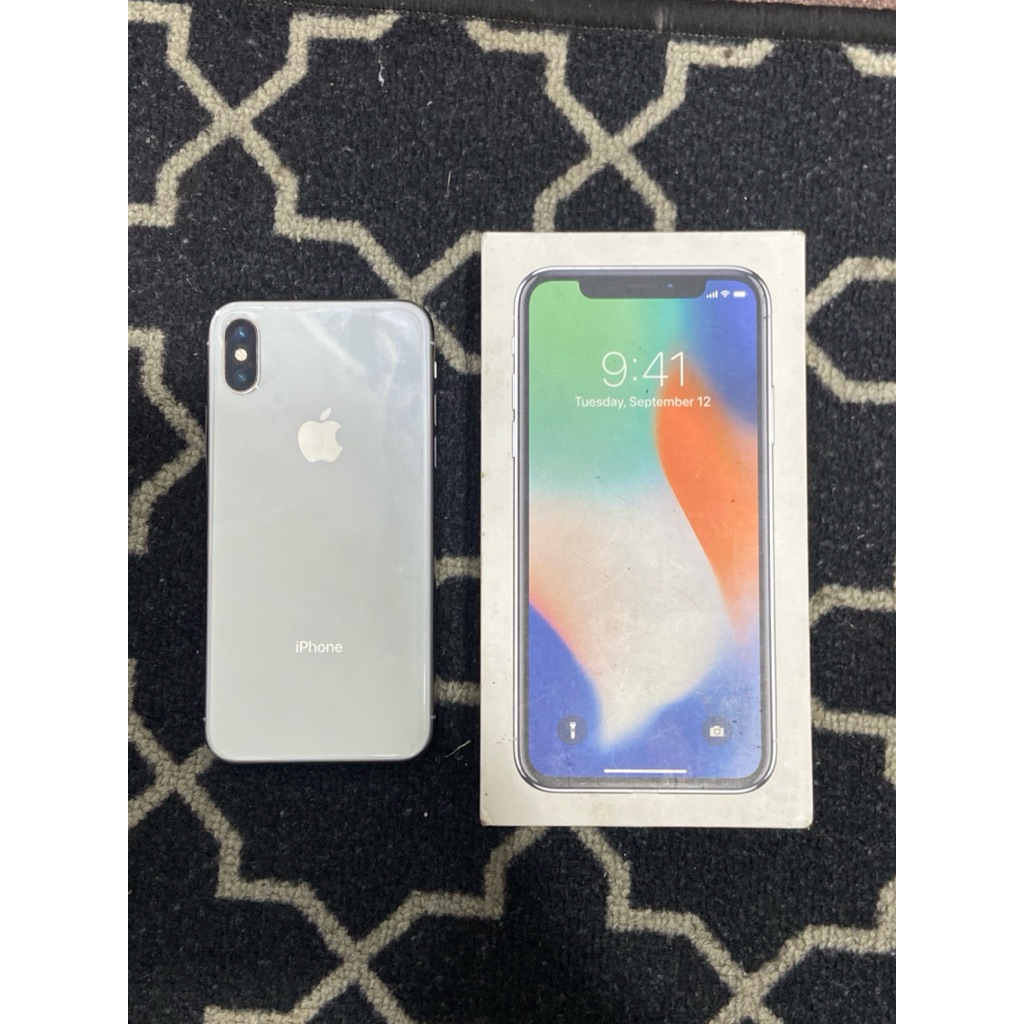 iPhone X 64gb iBox white Fullset