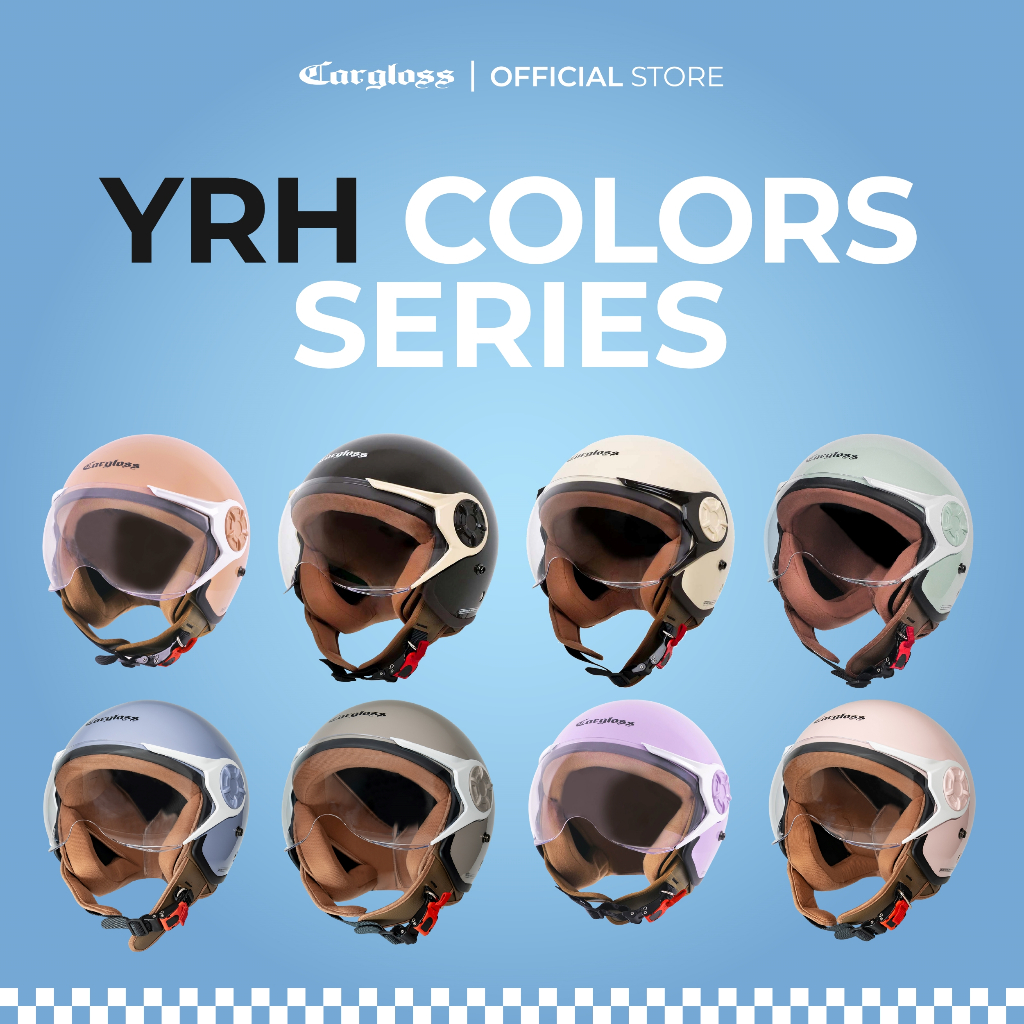 Cargloss YRH Hijab Retro Helm Half Face