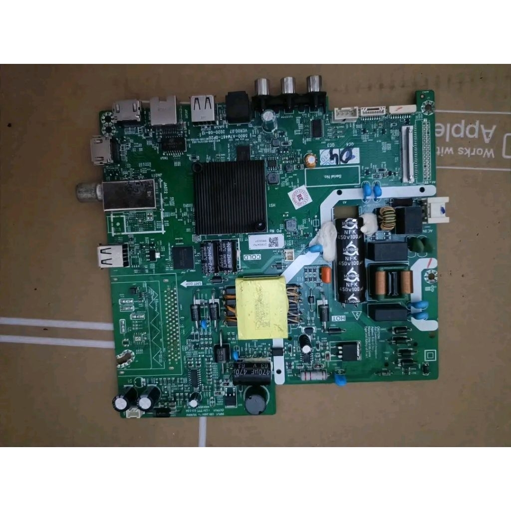 MB TV LED 42S3G - MAINBOARD - MOTHERBOARD - MOBO - MICOM - MODUL - MESIN TV COOCAA 42S3G - 42S3